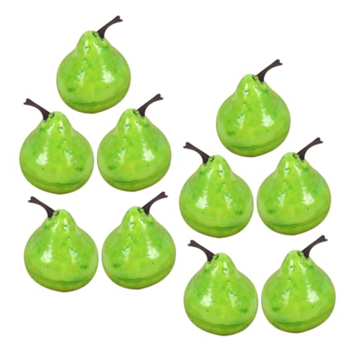 minkissy 20 Stück Teiliges Künstliche Mini Birnen Deko Realistische Simulation Obst Modell für Fotografie Requisiten Lehrmittel und Wohnraumdekoration Vielseitig Einsetzbar von minkissy