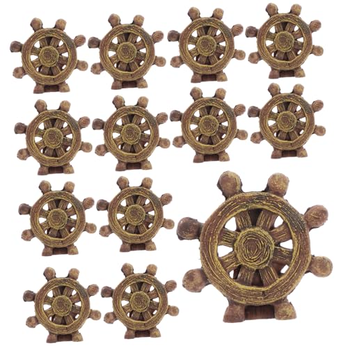 minkissy 20 Stück Teiliges Mediterrane Miniatur Schiffsruder aus Harz Sandtisch Deko Detailreiche Rudder Figurine für Puppenhaus Strand und Küstendekoration minkissy 20 Stück Teiliges Mediterrane Miniatur Schiffsruder aus Harz Sandtisch Deko Detailreiche Rudder Figurine für Puppenhaus Strand und Küstendekoration von minkissy