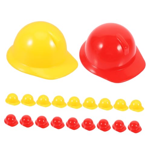 minkissy 20 Stück Teiliges Mini Bauhelme aus Kunststoff Detailgetreue Kleine Sicherheitshelme in Gelb und Rot Vielseitig für Puppen Bastelprojekte und Kinderparty Dekorationen minkissy 20 Stück Teiliges Mini Bauhelme aus Kunststoff Detailgetreue Kleine Sicherheitshelme in Gelb und Rot Vielseitig für Puppen Bastelprojekte und Kinderparty Dekorationen von minkissy