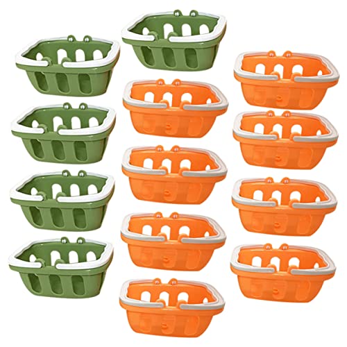 minkissy 20 Stück Teiliges Mini Einkaufskorb für Robuste Kunststoff Handkörbe Orange und Grün Wiederverwendbar für Spielzeugaufbewahrung Miniatur Dekoration und Rollenspiele minkissy 20 Stück Teiliges Mini Einkaufskorb für Robuste Kunststoff Handkörbe Orange und Grün Wiederverwendbar für Spielzeugaufbewahrung Miniatur Dekoration und Rollenspiele von minkissy