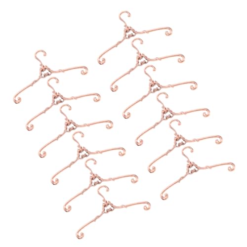 minkissy 20 Stück Teiliges Mini Kleiderbügel aus Metall Roségold Vintage Puppenkleiderbügel für Puppenhaus Kleine Kleiderstange zur Aufbewahrung von Puppenbekleidung Einfach zu minkissy 20 Stück Teiliges Mini Kleiderbügel aus Metall Roségold Vintage Puppenkleiderbügel für Puppenhaus Kleine Kleiderstange zur Aufbewahrung von Puppenbekleidung Einfach zu von minkissy