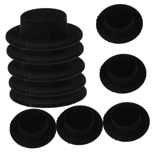 minkissy 20 Stück Teiliges Mini Zylinderhüte aus Schwarzem Filz Handgefertigte Miniatur Hüte für DIY Puppen Bastelprojekte Weihnachts und Halloween Dekoration Leichte Winzige Puppenhüte minkissy 20 Stück Teiliges Mini Zylinderhüte aus Schwarzem Filz Handgefertigte Miniatur Hüte für DIY Puppen Bastelprojekte Weihnachts und Halloween Dekoration Leichte Winzige Puppenhüte von minkissy