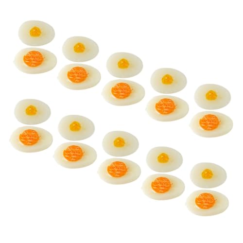 minkissy 20 Stück Teiliges Miniatur Halbes Ei Realistische Mini Küchen Deko Glatte Oberfläche für DIY Puppenhaus Kindgerechtes Bastelspielzeug Halbe Eier Modelle minkissy 20 Stück Teiliges Miniatur Halbes Ei Realistische Mini Küchen Deko Glatte Oberfläche für DIY Puppenhaus Kindgerechtes Bastelspielzeug Halbe Eier Modelle von minkissy