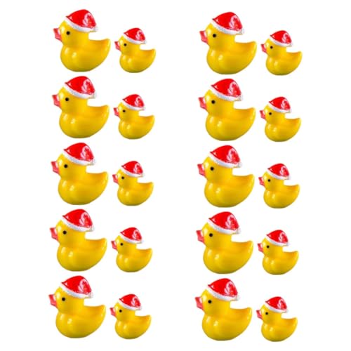 minkissy 20 Stück Teiliges Miniatur Weihnachts Resin Enten Kleine Handgefertigte Figuren mit Weihnachtsmütze Mini Dekoration für Puppenhäuser Mikro Landschaft Geschenkidee für Festliche minkissy 20 Stück Teiliges Miniatur Weihnachts Resin Enten Kleine Handgefertigte Figuren mit Weihnachtsmütze Mini Dekoration für Puppenhäuser Mikro Landschaft Geschenkidee für Festliche von minkissy