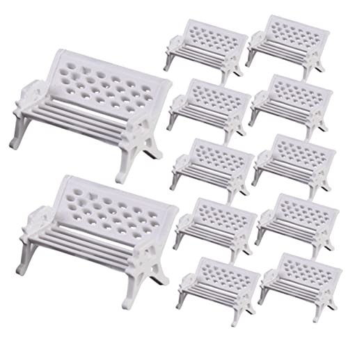 minkissy 20 Stück Teiliges Miniatur aus Stabile Kleine Gartenbänke Dekoration Realistische Puppenhausmöbel für DIY Szenen Geeignet für Mikro Landschaften minkissy 20 Stück Teiliges Miniatur aus Stabile Kleine Gartenbänke Dekoration Realistische Puppenhausmöbel für DIY Szenen Geeignet für Mikro Landschaften von minkissy