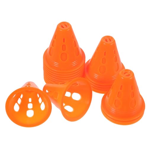 minkissy 20 Stück Teiliges Trainingskegel aus Kunststoff Bunte Kleine Markierungshütchen für Rollschuh und Outdoor Agility Training Robuste Simulation von Verkehrsschildern für minkissy 20 Stück Teiliges Trainingskegel aus Kunststoff Bunte Kleine Markierungshütchen für Rollschuh und Outdoor Agility Training Robuste Simulation von Verkehrsschildern für von minkissy