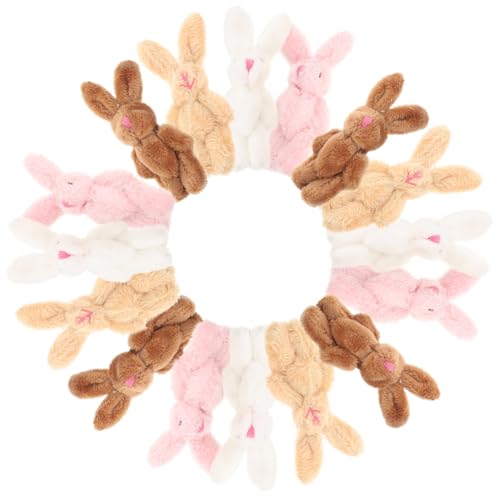 minkissy 20 Stück Teiliges Weiche Kuscheltiere mit Lanyard Niedliche Häschen Dekoration für Kinderzimmer Geschenk zum Jahr des Hasen als Schlüsselanhänger minkissy 20 Stück Teiliges Weiche Kuscheltiere mit Lanyard Niedliche Häschen Dekoration für Kinderzimmer Geschenk zum Jahr des Hasen als Schlüsselanhänger von minkissy