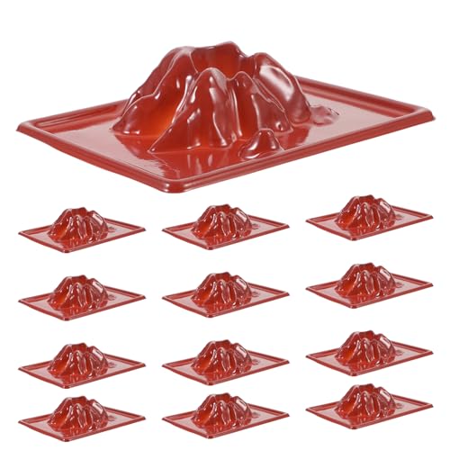 minkissy 20 Stück Vulkanmodell Teiliges für DIY Experimente Wissenschaftsmodell mit Detaillierten Vulkanausbrüchen für und Bastelprojekte für Kreative Lernaktivitäten von minkissy