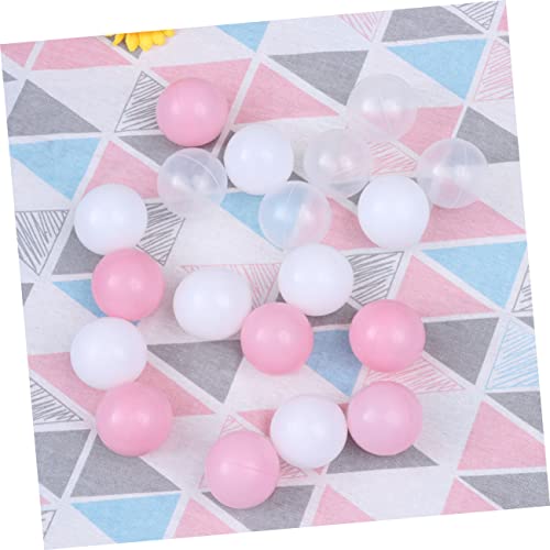 minkissy 200 Stück Bälle Kunststoff Ozeanbälle Weiß Transparent Mix Frei für Spielhaus Pool Geeignet Sicher für Junge Mädchen und Kleinkinder minkissy 200 Stück Bälle Kunststoff Ozeanbälle Weiß Transparent Mix Frei für Spielhaus Pool Geeignet Sicher für Junge Mädchen und Kleinkinder von minkissy
