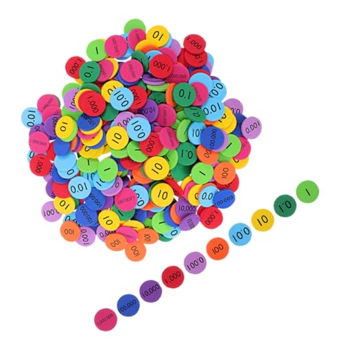 minkissy 200 Stück Teiliges Set Bunte Eva Zahlen Plättchen Kleine Place Value Chips für Mathe Lernspielzeug Fördert Frühe Bildung Hand Auge Koordination für Zuhause und Kindergarten minkissy 200 Stück Teiliges Set Bunte Eva Zahlen Plättchen Kleine Place Value Chips für Mathe Lernspielzeug Fördert Frühe Bildung Hand Auge Koordination für Zuhause und Kindergarten von minkissy