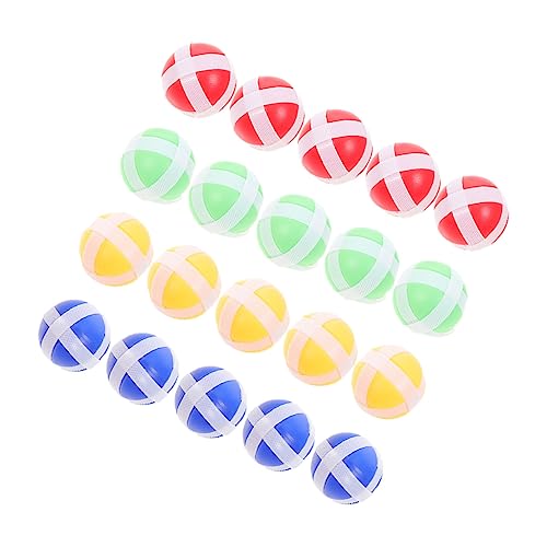 minkissy 20Stücke Klettball Dartspiel Zubehör für Bunte Wurfspiel Bälle Rot Gelb Blau und Grün Leicht Tragbar für Drinnen und Draußen Fördert Hand Augen Koordination minkissy 20Stücke Klettball Dartspiel Zubehör für Bunte Wurfspiel Bälle Rot Gelb Blau und Grün Leicht Tragbar für Drinnen und Draußen Fördert Hand Augen Koordination von minkissy