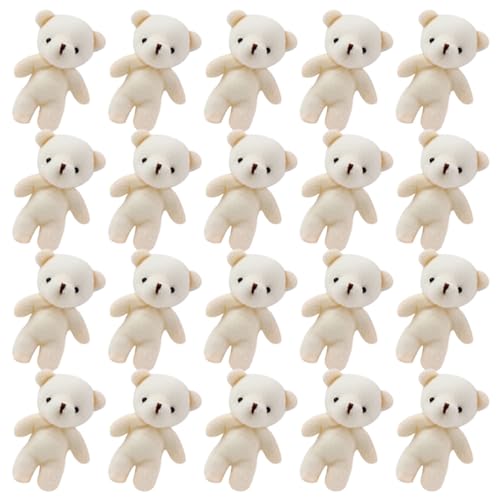 minkissy 20Stücke Mini Bärenanhänger Multifunktionale Dekorative Bärenfiguren für Taschen Rucksäcke und Gepäck Süßes Plüschiges Zubehör für DIY Projekte und minkissy 20Stücke Mini Bärenanhänger Multifunktionale Dekorative Bärenfiguren für Taschen Rucksäcke und Gepäck Süßes Plüschiges Zubehör für DIY Projekte und von minkissy