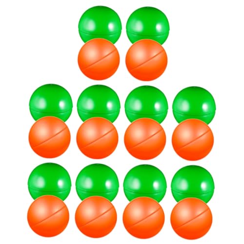 minkissy 20 Stücke Öffnende Lotteriekugeln für Partys Tombola Spielbälle Requisiten für Unterhaltung und Spiele Nahtlose Plastikbälle Wiederverwendbare PVC Bälle von minkissy