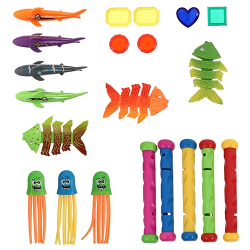 minkissy 21 Stück Teiliges Schwimm und Taucher aus Farbigen Glatten Mineralien und Figuren für Schwimmbadspaß Tauchspiele und Sommerspaß für Jungen und Mädchen minkissy 21 Stück Teiliges Schwimm und Taucher aus Farbigen Glatten Mineralien und Figuren für Schwimmbadspaß Tauchspiele und Sommerspaß für Jungen und Mädchen von minkissy