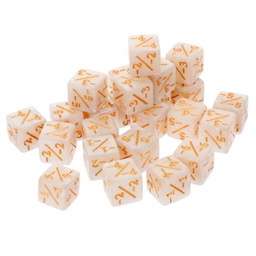 minkissy 24 Stück Teiliges Acryl Würfel mit Plus Minus Zeichen Langlebige Dice Counter für Kartenspiele und Tischspiele Kindgerechtes Lernspielzeug Weiß Perlenglänzend Zubehör für minkissy 24 Stück Teiliges Acryl Würfel mit Plus Minus Zeichen Langlebige Dice Counter für Kartenspiele und Tischspiele Kindgerechtes Lernspielzeug Weiß Perlenglänzend Zubehör für von minkissy