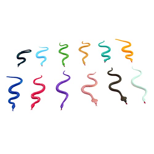minkissy 24 Stück Teiliges Buntes Schlangenspielzeug aus Sicherem Realistisches Modell für Party Festival Streiche und Stressabbau Farbenfrohe Schlangen als Lustiges Deko Zufällige Farbe minkissy 24 Stück Teiliges Buntes Schlangenspielzeug aus Sicherem Realistisches Modell für Party Festival Streiche und Stressabbau Farbenfrohe Schlangen als Lustiges Deko Zufällige Farbe von minkissy