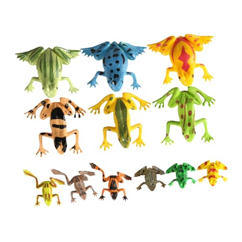 minkissy 24 Stück Teiliges Froschspielzeug aus Hochwertigem PVC Realistische Amphibienmodelle als Pädagogisches Tiermodell und Dekorative Sammelfiguren für Fotorequisiten minkissy 24 Stück Teiliges Froschspielzeug aus Hochwertigem PVC Realistische Amphibienmodelle als Pädagogisches Tiermodell und Dekorative Sammelfiguren für Fotorequisiten von minkissy