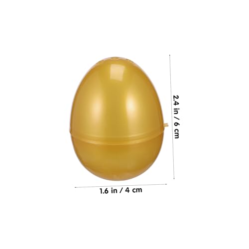 minkissy 24 Stück Teiliges Goldene Kunststoff Eier Befüllbare Hohle Eier Kreative Geschenkverpackung für Ostereiersuche Geburtstagsfeiern und Bastelprojekte minkissy 24 Stück Teiliges Goldene Kunststoff Eier Befüllbare Hohle Eier Kreative Geschenkverpackung für Ostereiersuche Geburtstagsfeiern und Bastelprojekte von minkissy