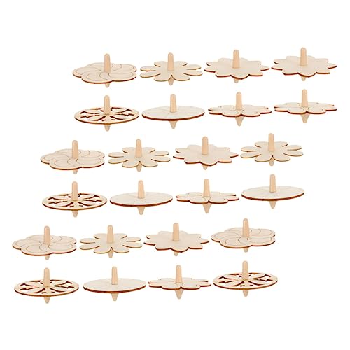 minkissy 24 Stück Teiliges Holz Gyro Bastelset Unbemalt DIY Holzspielzeug Kreativ Blanko Gyros für Jungen Mädchen Malspaß minkissy 24 Stück Teiliges Holz Gyro Bastelset Unbemalt DIY Holzspielzeug Kreativ Blanko Gyros für Jungen Mädchen Malspaß von minkissy