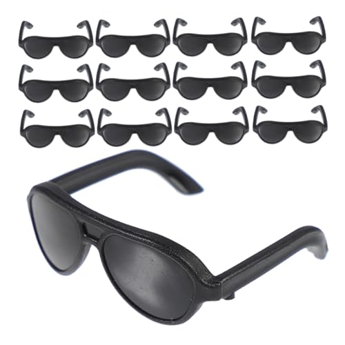 minkissy 24 Stück Teiliges Mini Puppensonnenbrillen Kreative Leichte Puppenbrillen Zubehör Modische Robuste Mini Sonnenbrillen für Puppen für DIY Bastelprojekte und Geschenkideen von minkissy