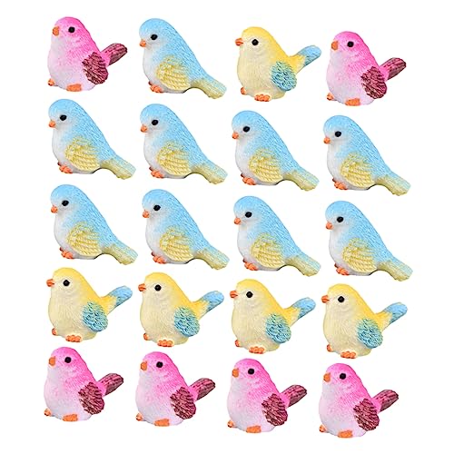 minkissy 24 Stück Teiliges Miniatur Vogelfiguren aus Harz Realistische Kleine Vogel Ornamente für Schreibtisch Garten und Balkon Dekoration Bunte Handbemalte Tiermodelle Zufällige Farbe minkissy 24 Stück Teiliges Miniatur Vogelfiguren aus Harz Realistische Kleine Vogel Ornamente für Schreibtisch Garten und Balkon Dekoration Bunte Handbemalte Tiermodelle Zufällige Farbe von minkissy