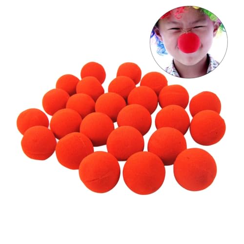 minkissy 24 Stück Teiliges Schwamm clownnasen Langlebigem Material Einfach zu Tragen für Halloween Fasching Karneval Kostümpartys und Festliche Events von minkissy