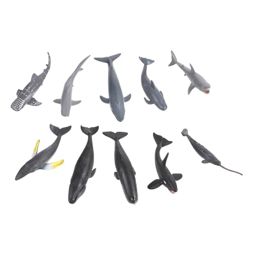 minkissy 24 Stück Teiliges Set von Realistischen Tiermodellen für Kreativität und Vorstellungskraft Geeignet für Aquarien und Lernspielzeuge von minkissy