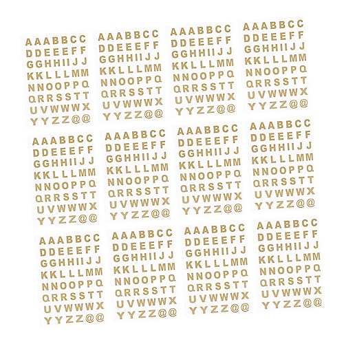 minkissy 25 Blatt Selbstklebende Alphabet Sticker Transparente Buchstabenaufkleber für Notizbücher und Scrapbooking für Dekoration und Bastelprojekte minkissy 25 Blatt Selbstklebende Alphabet Sticker Transparente Buchstabenaufkleber für Notizbücher und Scrapbooking für Dekoration und Bastelprojekte von minkissy