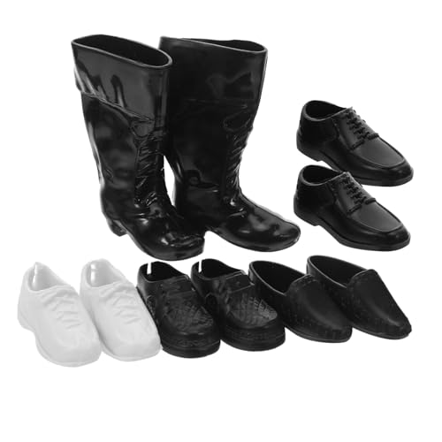 minkissy 25 Paare Puppenverkleidungsschuhe Miniaturschuhe für Puppen Puppe dekorative Schuhe Miniatur-Puppenzubehör Mini-Szenen-Requisiten Puppenstiefel Puppe Schuhe Plastik Schwarz minkissy 25 Paare Puppenverkleidungsschuhe Miniaturschuhe für Puppen Puppe dekorative Schuhe Miniatur-Puppenzubehör Mini-Szenen-Requisiten Puppenstiefel Puppe Schuhe Plastik Schwarz von minkissy