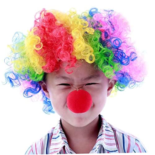 minkissy 25 Stück Teiliges Clownsnasen aus Schwamm Lustige und Kostümrequisiten für Weihnachten Halloween Karneval Einfach zu Tragen Leichte Weiche Clownnasen für Erwachsene von minkissy
