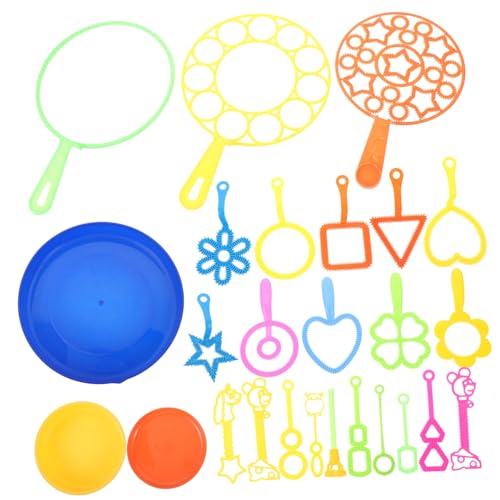 minkissy 26 Stück Bubble Werkzeug Set Teiliges Set mit Großen Seifenblasenstäben für Perfektes für Sommer im Freien für Partys und Veranstaltungen Zufällige Farbe Zufällige Farbe von minkissy