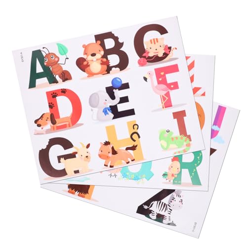 minkissy 26 Stück Teiliges Farbenfrohe Eva Buchstaben Aufkleber Selbstklebende Englische Buchstaben für Kinderzimmer Wanddekor Lernspielzeug und Kreative Gestaltung von minkissy