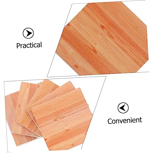 minkissy 27 Stück Teiliges Miniatur Puppenhaus Bodendekor Realistische Mini Dollhouse Floorboards aus Leichtem Langlebigem Material für Puppenmöbel Sammler und Kreative DIY Dekoration von minkissy