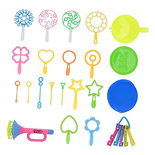 minkissy 29 Stück Teiliges Seifenblasen Set für Lustige Handheld Blasenstäbe mit Praktischem Tray für Außenbereich Sicheres Material und Kinderfreundliches Design für Sommerpartys und minkissy 29 Stück Teiliges Seifenblasen Set für Lustige Handheld Blasenstäbe mit Praktischem Tray für Außenbereich Sicheres Material und Kinderfreundliches Design für Sommerpartys und von minkissy