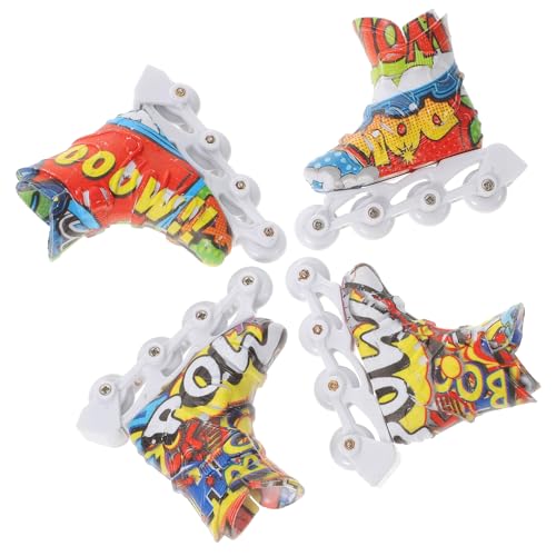 minkissy 2Paare Finger Rollschuhspielzeug Fingerskate für Pädagogisches Lernspielzeug aus Robustem für Finger und Sneaker minkissy 2Paare Finger Rollschuhspielzeug Fingerskate für Pädagogisches Lernspielzeug aus Robustem für Finger und Sneaker von minkissy