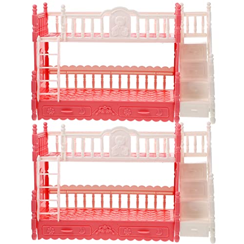 minkissy 2Sätze Mini Bett für Puppenhaus Teiliges Etagenbett Zubehör Dekorative Mini Möbel für Perfektes für Kreative Spielmomente Farbe Zufällig minkissy 2Sätze Mini Bett für Puppenhaus Teiliges Etagenbett Zubehör Dekorative Mini Möbel für Perfektes für Kreative Spielmomente Farbe Zufällig von minkissy