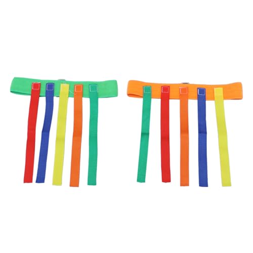 minkissy Zuggürtel für Kindergarten 2 Stück Spielzeug für Eltern Kind Aktivitäten Outdoor Spielzeug für Kinder Hand Auge Koordination Leicht und Sicher von minkissy