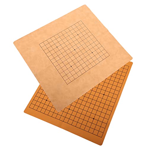 minkissy 2Stücke Faltbare Schachbretter Hochwertige PU Doppelseitige Gobang Spielbretter Leicht Tragbar Bequem für Erwachsene für Schach und Go Spiele minkissy 2Stücke Faltbare Schachbretter Hochwertige PU Doppelseitige Gobang Spielbretter Leicht Tragbar Bequem für Erwachsene für Schach und Go Spiele von minkissy