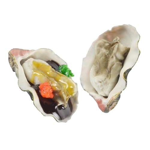 minkissy 2Stücke Realistische Austernmodelle Künstliche Meeresfrüchte für Kreative Tischdekoration und Küchenparty Lebensmittelechtes für Deko Props minkissy 2Stücke Realistische Austernmodelle Künstliche Meeresfrüchte für Kreative Tischdekoration und Küchenparty Lebensmittelechtes für Deko Props von minkissy