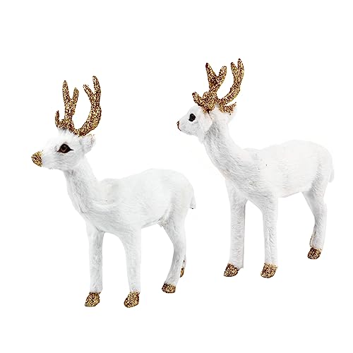 minkissy 2Stücke Sika Hirsch Puppe Niedliche Tierfigur für Desktop Dekoration und Kreatives Design für Erwachsene Plüschspielzeug für Gemütliche minkissy 2Stücke Sika Hirsch Puppe Niedliche Tierfigur für Desktop Dekoration und Kreatives Design für Erwachsene Plüschspielzeug für Gemütliche von minkissy
