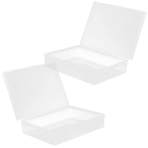 minkissy 2Stücke Spielkartenetui Transparente Aufbewahrungsbox für Karten zur Organisation von Kartendecks Maße für Unterwegs von minkissy