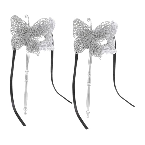 minkissy 2pcs Handheld Dragon Muster Maskerade -maske Für Frauen Gut Für Cosplay -partys Und Performances Für Maskerade -bälle Und Karnevalsereignisse von minkissy