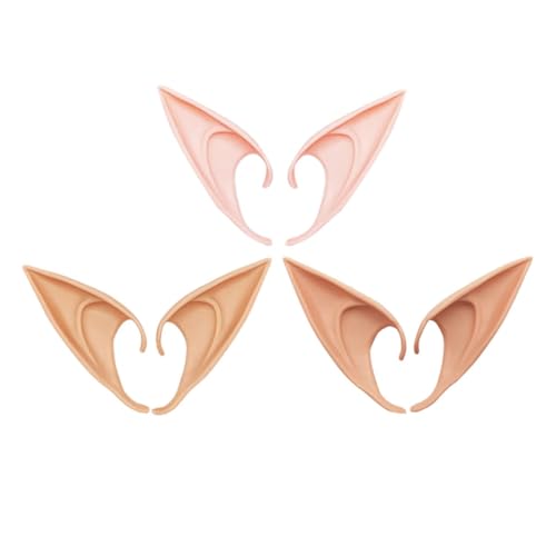 minkissy 3 Paare Ersatzohren Abnehmbare Dekorationen für Cosplay Vielseitige Accessoires für Partys Natürlichen und Dunklen Farben Langlebig und Hautfreundlich für Halloween und minkissy 3 Paare Ersatzohren Abnehmbare Dekorationen für Cosplay Vielseitige Accessoires für Partys Natürlichen und Dunklen Farben Langlebig und Hautfreundlich für Halloween und von minkissy