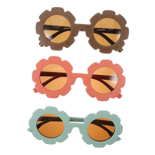 minkissy 3 Paare sonnenbrillen für klein Multipack Sonnenbrille Lichtbrille Gelb schnapsgläser Sonnenblume Sonnenbrille Mädchenblume Sonnenbrille Stk minkissy 3 Paare sonnenbrillen für klein Multipack Sonnenbrille Lichtbrille Gelb schnapsgläser Sonnenblume Sonnenbrille Mädchenblume Sonnenbrille Stk von minkissy