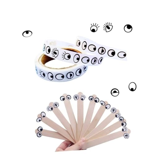 minkissy 3 Rollen Augen Nasen Mund Aufkleber DIY Sticker für Kreative Bastelmaterialien Selbstklebend ohne Kleber für Notizbücher minkissy 3 Rollen Augen Nasen Mund Aufkleber DIY Sticker für Kreative Bastelmaterialien Selbstklebend ohne Kleber für Notizbücher von minkissy