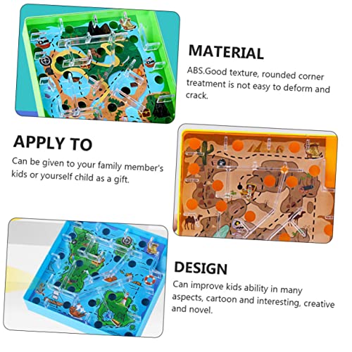 minkissy 3 STÜCKE Teiliges Balance Trainingsspielzeug für Lernspielzeug mit Schatzsuche Maze Pädagogisches Geschicklichkeitsspiel Geduld und Intelligenz Bunte Farben Zufällige Farbe minkissy 3 STÜCKE Teiliges Balance Trainingsspielzeug für Lernspielzeug mit Schatzsuche Maze Pädagogisches Geschicklichkeitsspiel Geduld und Intelligenz Bunte Farben Zufällige Farbe von minkissy