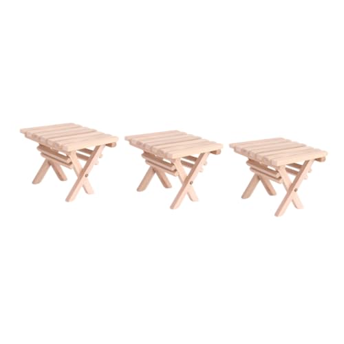 minkissy 3 STÜCKE Teiliges Miniatur Falttisch aus Holz Kreatives Puppenhaus Möbel Umweltfreundlich Verschleißfest Dekoratives Miniaturhaus Zubehör für Bastler minkissy 3 STÜCKE Teiliges Miniatur Falttisch aus Holz Kreatives Puppenhaus Möbel Umweltfreundlich Verschleißfest Dekoratives Miniaturhaus Zubehör für Bastler von minkissy