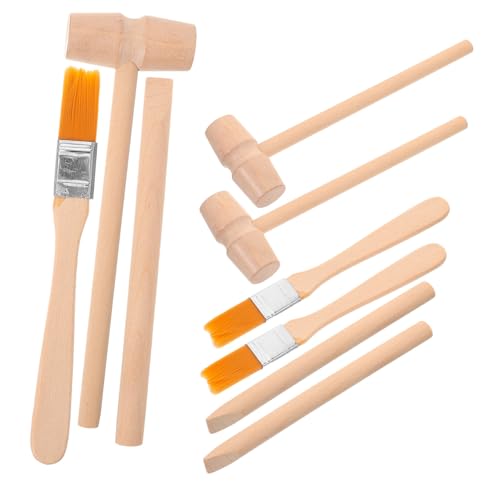 minkissy 3 Sätze Ausgrabungsset Holz Teilig mit Hammer Meißel Pinsel für Edelstein Entdeckung Archäologie Lernspielzeug für Kleine minkissy 3 Sätze Ausgrabungsset Holz Teilig mit Hammer Meißel Pinsel für Edelstein Entdeckung Archäologie Lernspielzeug für Kleine von minkissy