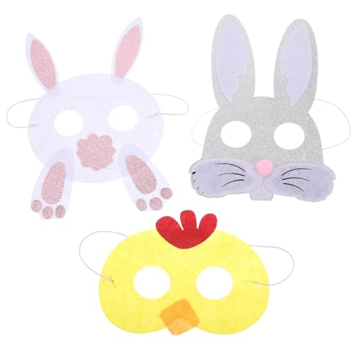 minkissy 3 Sätze Maske Kinderkostüme Cosplay-kostüm-stütze Osterpartyzubehör Kaninchen-cosplay Kostümzubehör Zu Ostern Gastgeschenke Für Ostern Filzstoff 3 Stück * 3 minkissy 3 Sätze Maske Kinderkostüme Cosplay-kostüm-stütze Osterpartyzubehör Kaninchen-cosplay Kostümzubehör Zu Ostern Gastgeschenke Für Ostern Filzstoff 3 Stück * 3 von minkissy