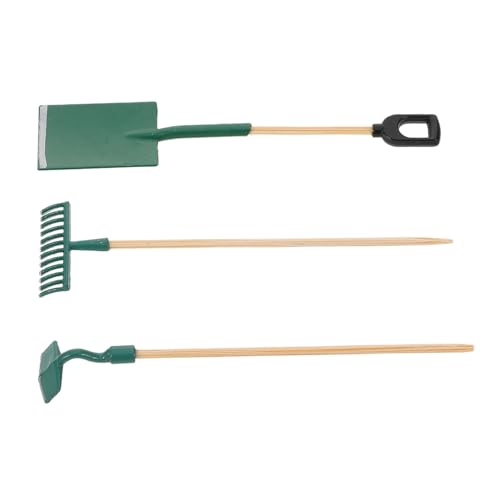 minkissy 3 Sätze Maßstab Mini Gartenwerkzeugset mit Schaufel Rechen Hacke Puppenhaus Zubehör für Bonsai Sukkulenten Pflanzenpflege und Dekoration minkissy 3 Sätze Maßstab Mini Gartenwerkzeugset mit Schaufel Rechen Hacke Puppenhaus Zubehör für Bonsai Sukkulenten Pflanzenpflege und Dekoration von minkissy